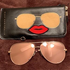 Quay High Key x Desi Rose Gold Sunglasses